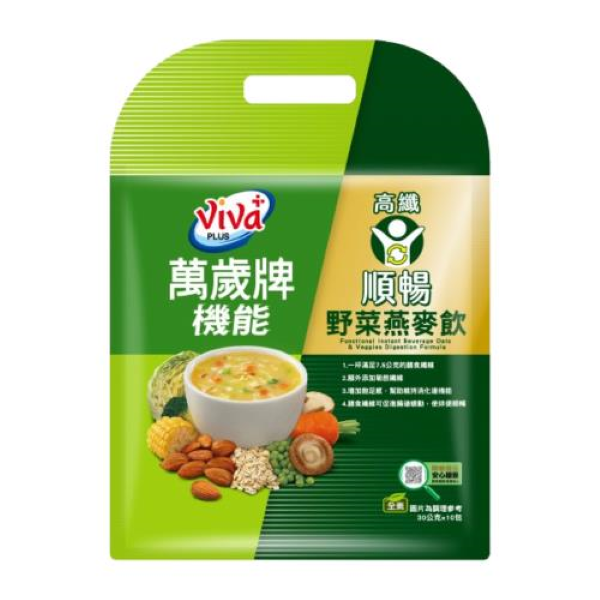 【萬歲牌】機能順暢野菜燕麥飲(30g*10入)