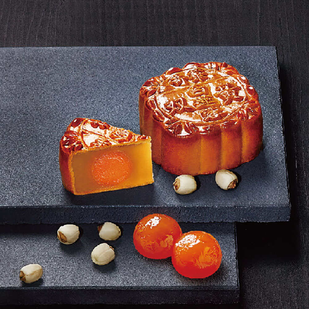 奇華】雙黃白蓮蓉禮盒4盒組_2025中秋月餅(4大廣/盒鐵盒附提袋) - 全聯全電商