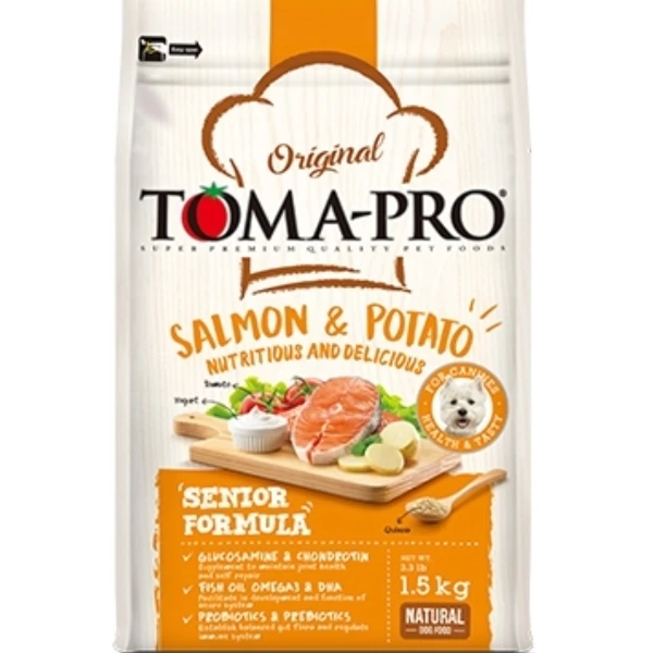 【TOMA-PRO 優格】經典系列-高齡犬鮭魚+馬鈴薯(熟齡養生配方)(3kg)