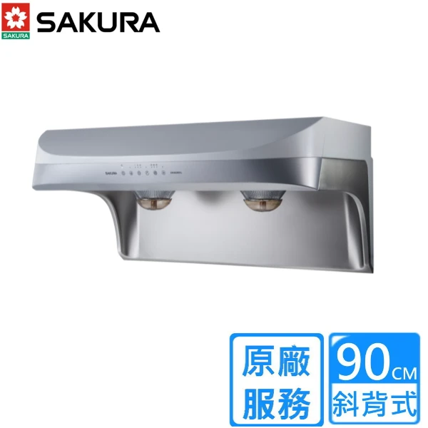 【SAKURA 櫻花】流線型渦輪變頻雙效除油煙機90公分((DR-3882BSXL))