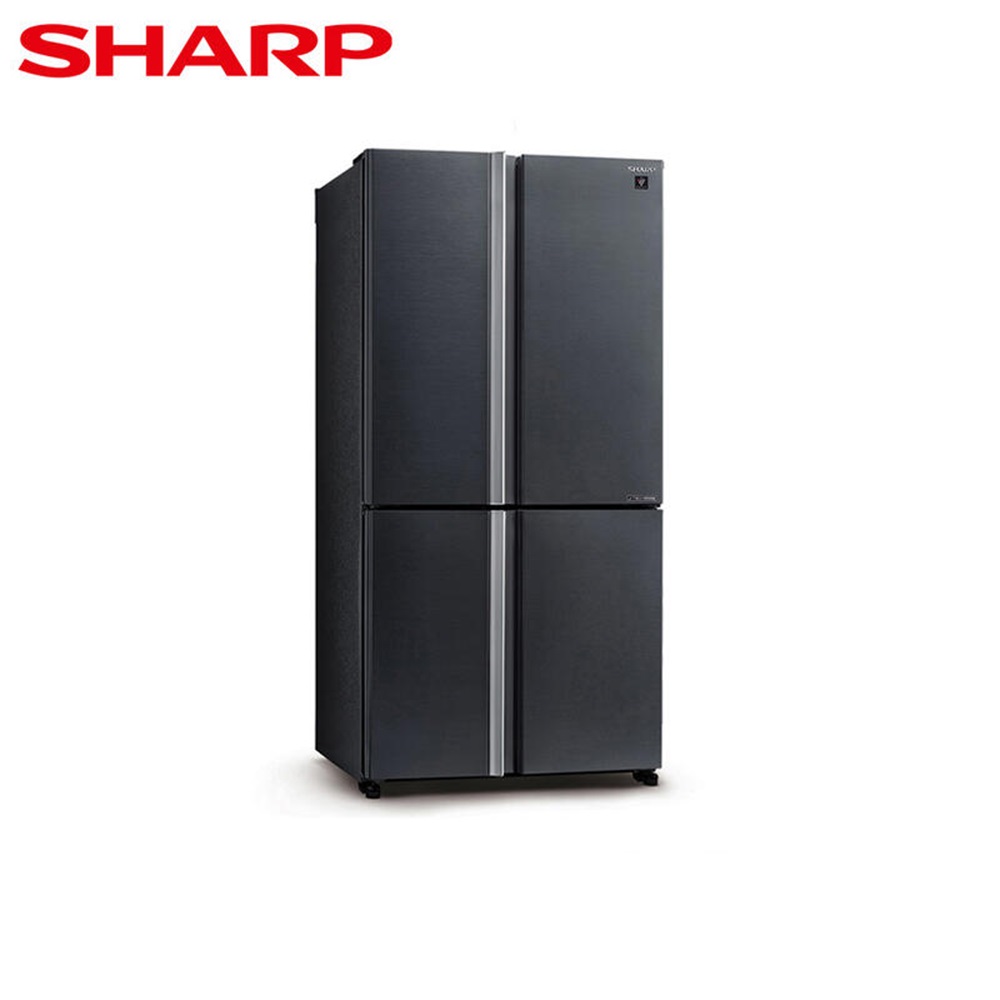 SHARP 夏普】575公升曜岩灰四門十字對開冰箱(SJ-DF58F-SL) - 全聯全電商
