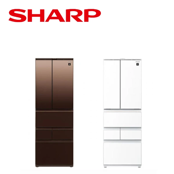 【SHARP 夏普】504公升  六門對開 AIoT智慧冰箱(SJ-GK51AT)