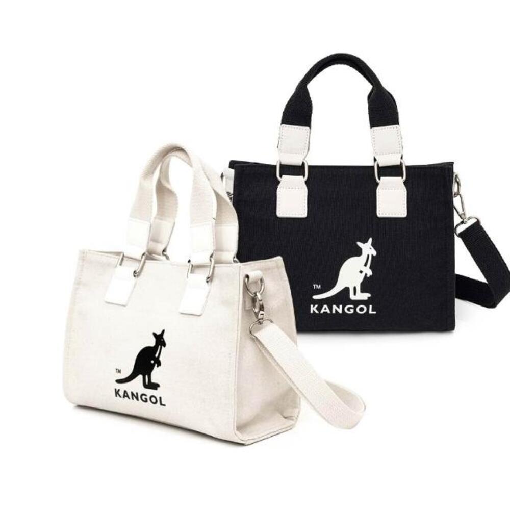 【KANGOL】帆布吐司小方包 手提兩用側背包(62251709)
