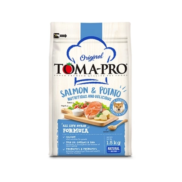 【TOMA-PRO 優格】經典系列-成幼犬鮭魚+馬鈴薯 (敏感膚質配方) (3公斤)