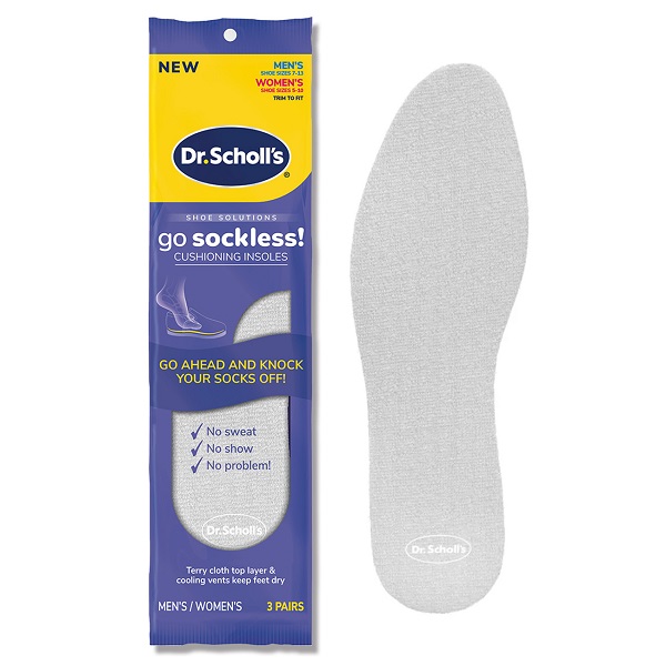 【Dr. Scholl's 爽健】爽健吸濕透氣鞋墊 (3入裝)