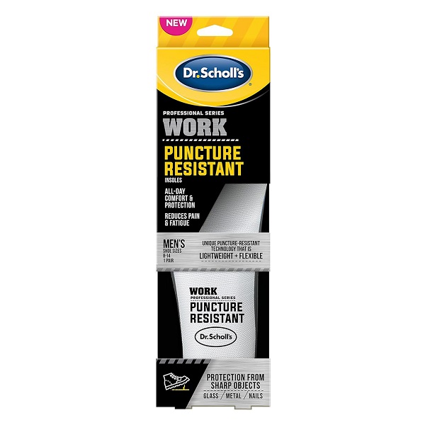 【Dr. Scholl's 爽健】爽健專業系列多層防穿刺鞋墊(男用)