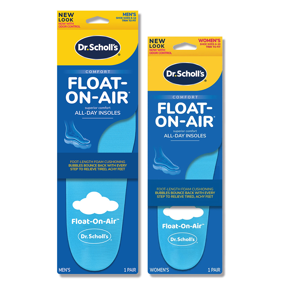 【Dr. Scholl's 爽健】爽健輕飄飄彈力泡棉鞋墊(男用 / 女用)