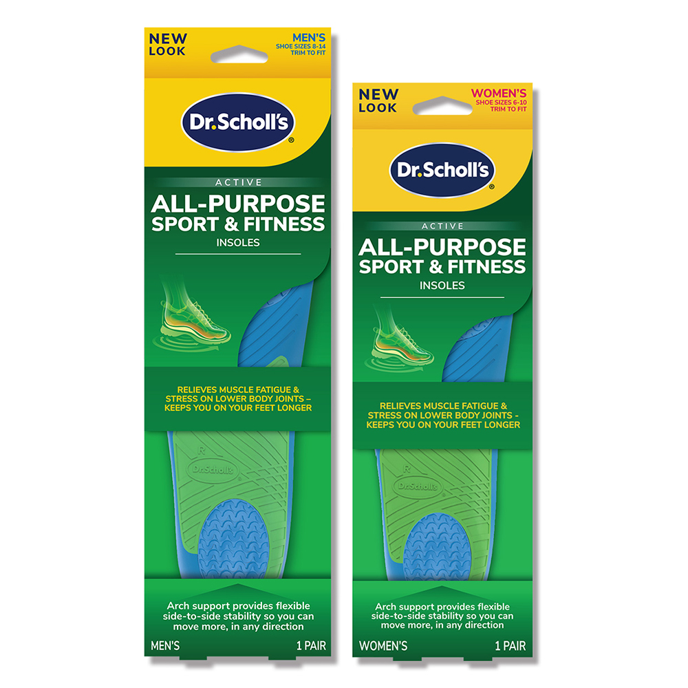 【Dr. Scholl's 爽健】爽健健力多功能運動健身鞋墊(男用 / 女用)