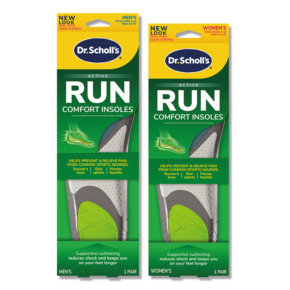 【Dr. Scholl's 爽健】爽健健力加厚吸震運動鞋墊(男用 / 女用)