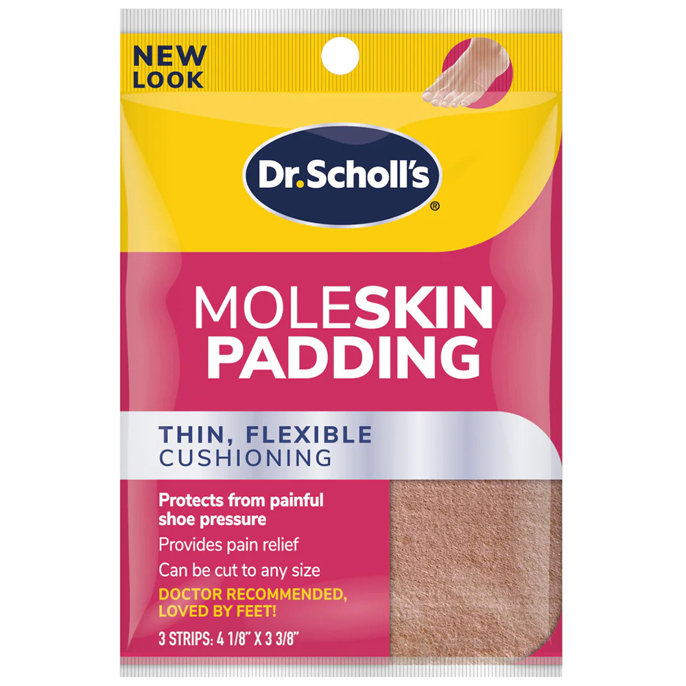 【Dr. Scholl's 爽健】爽健輕薄靈活防磨舒適貼 3片裝(兩入組)