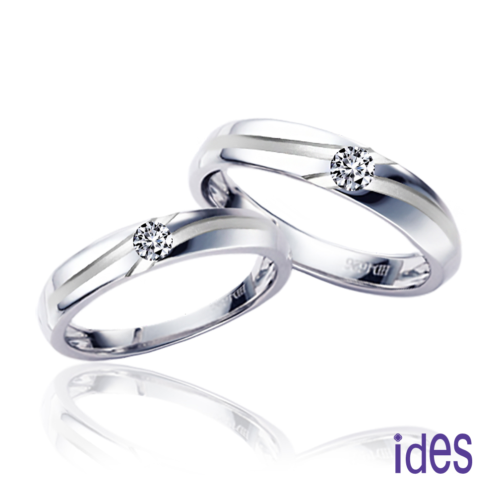 【ides 愛蒂思】紀錄愛情永恆收藏彼此歡愉時刻/情人對戒系列/(永恆)