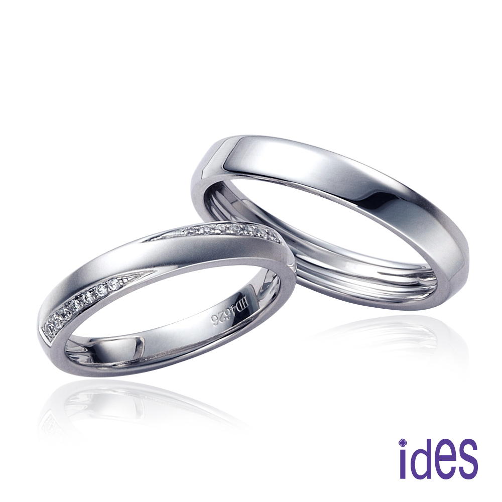 【ides 愛蒂思】紀錄愛情永恆收藏彼此歡愉時刻/情人對戒系列/(深情承諾)