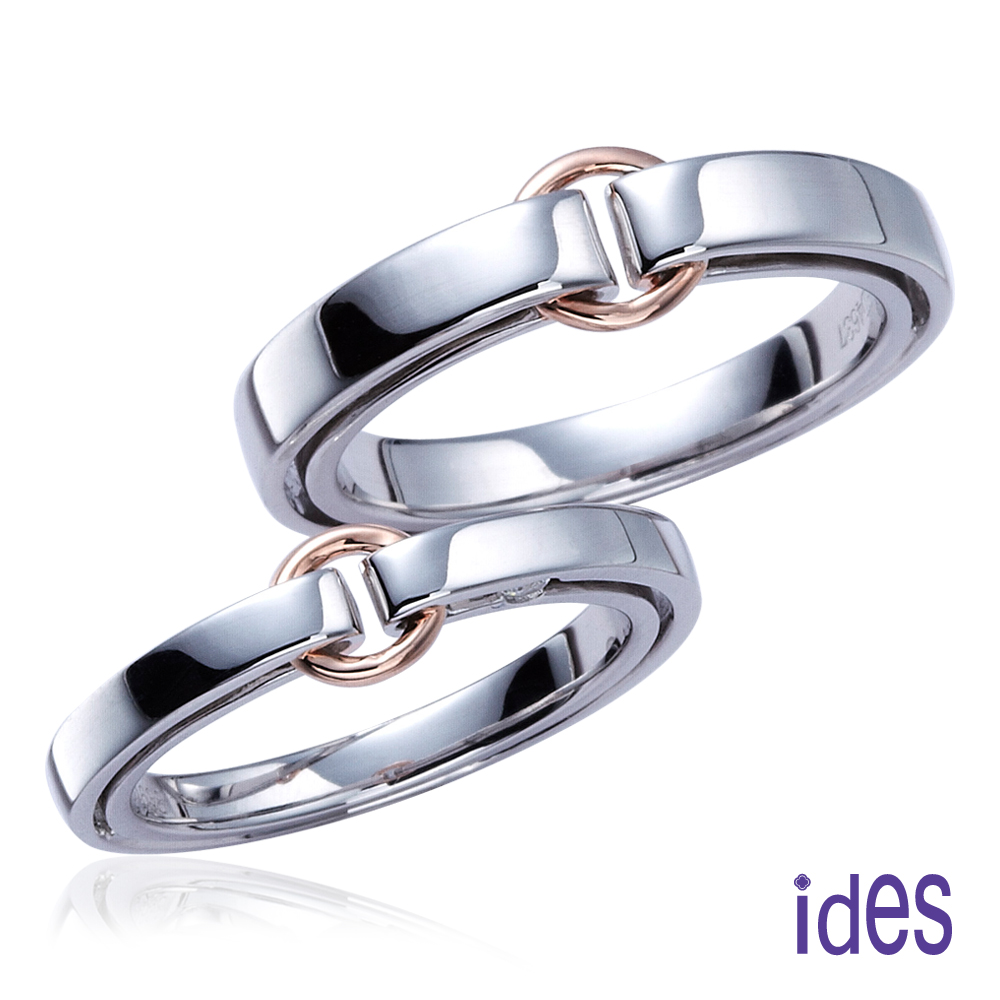 【ides 愛蒂思】紀錄愛情永恆收藏彼此歡愉時刻/情人對戒系列/(永恆之戀)
