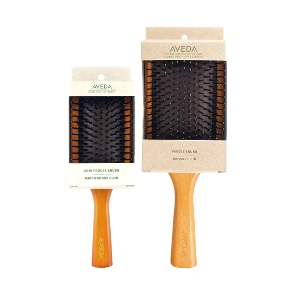 【AVEDA 肯夢】AVEDA 木質氣墊梳(買大送小)(航空版)