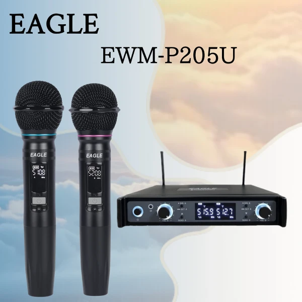 【EAGLE】EWM-P205U UHF無線麥克風(一組)
