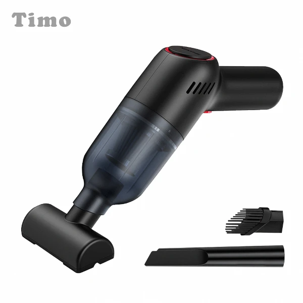 【Timo】北歐風 無線手持吸塵器/車用吸塵器(午夜黑)