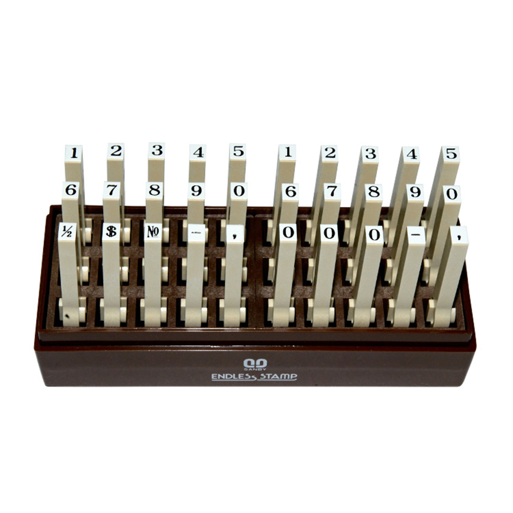 【SANBY】數字3號 30支入 連結章 明朝體 W130 D52 H70 mm (/個 EN-N3-2S)