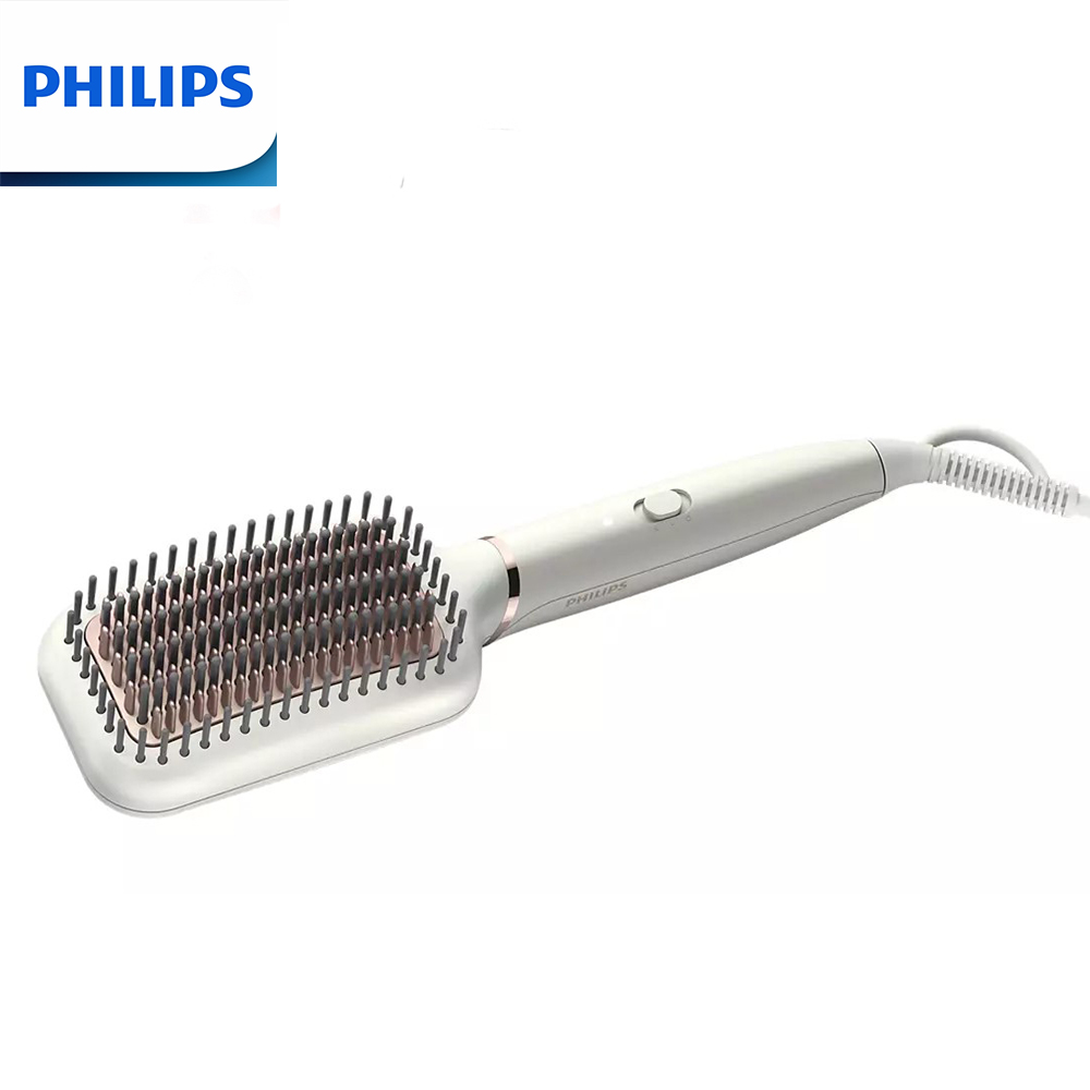 【PHILIPS 飛利浦】沙龍級陶瓷電熱直髮梳 魔法梳(BHH880/50)