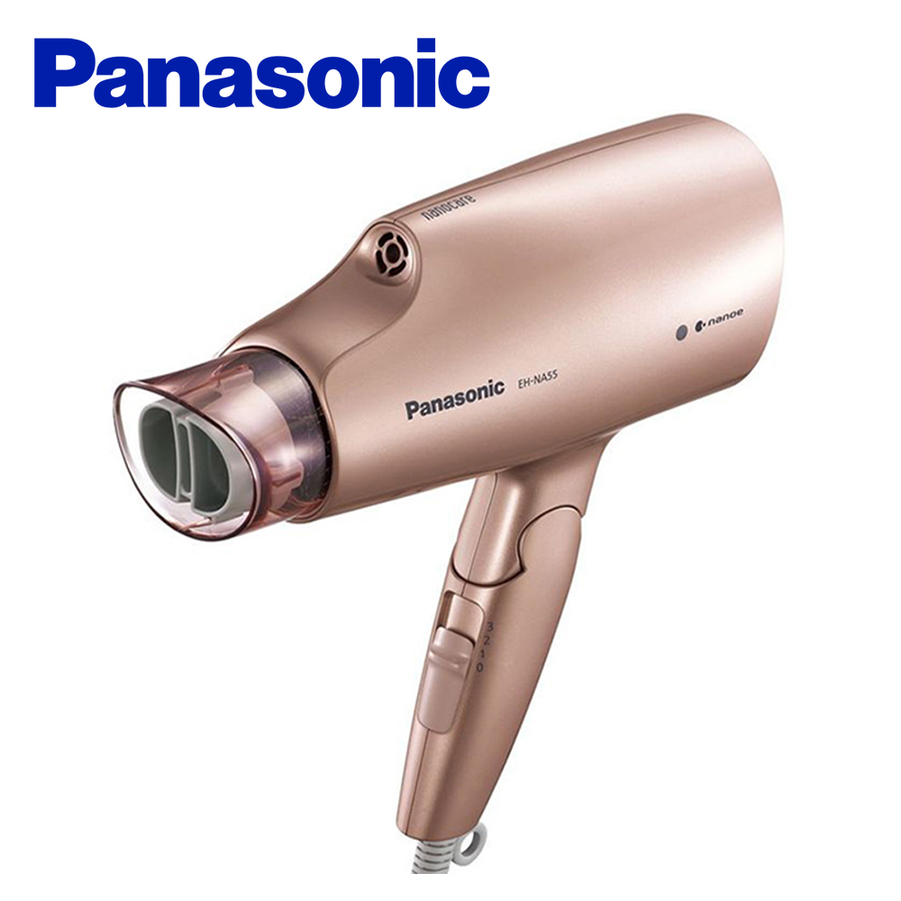 【Panasonic 國際牌】雙電壓奈米水離子吹風機(EH-NA55-PN)