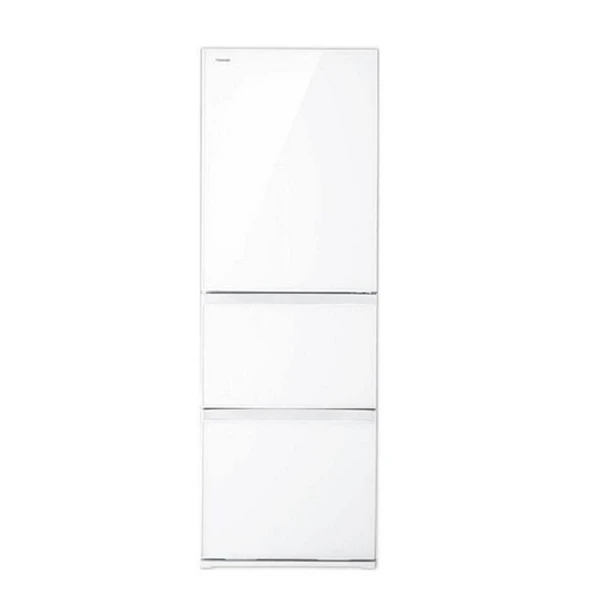 【TOSHIBA 東芝】366公升一級能效玻璃三門變頻冰箱 鏡面白(GR-RB469WE-PGT(21))