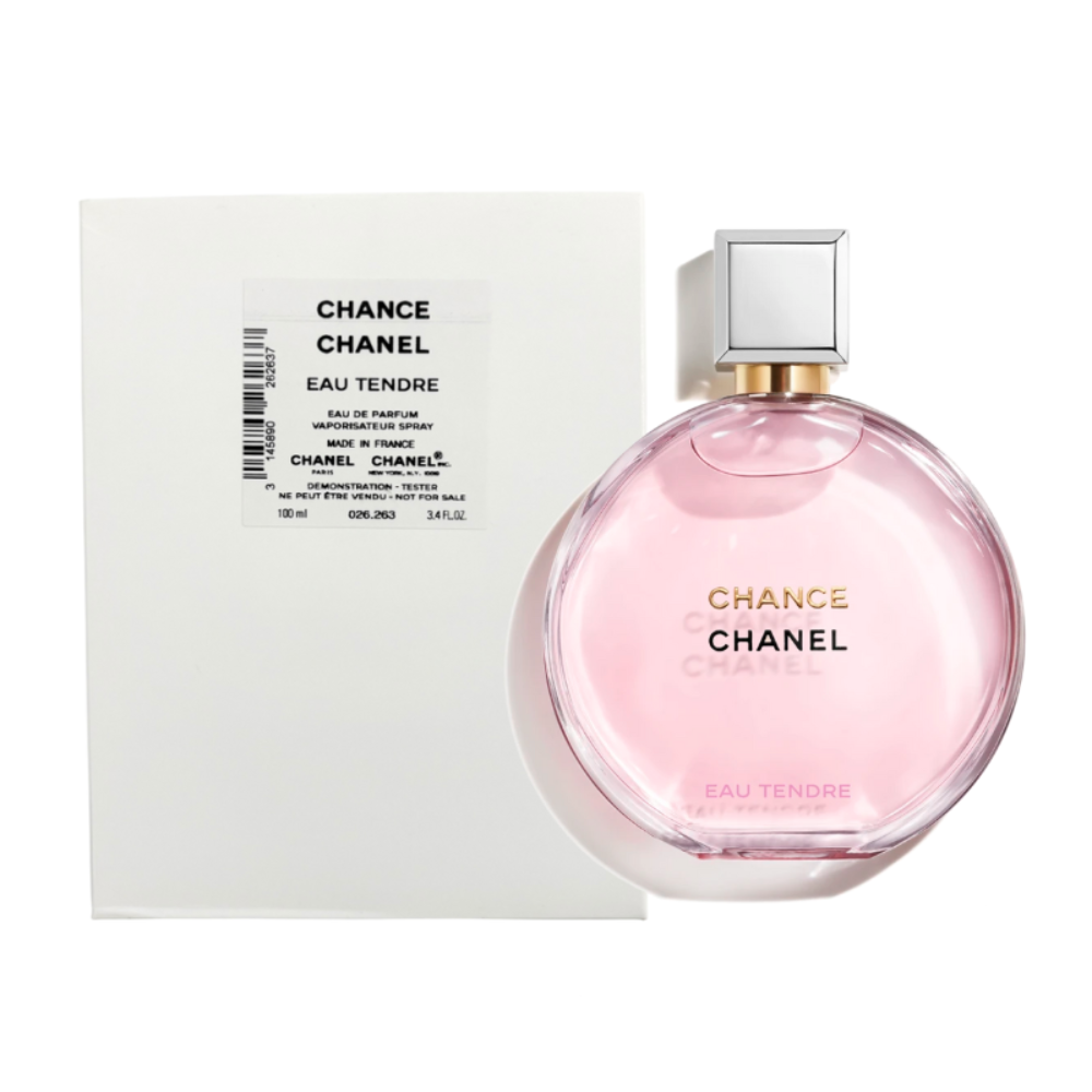 【CHANEL 香奈兒】CHANCE Eau Tendre 粉紅甜蜜淡香精(100ml TESTER)