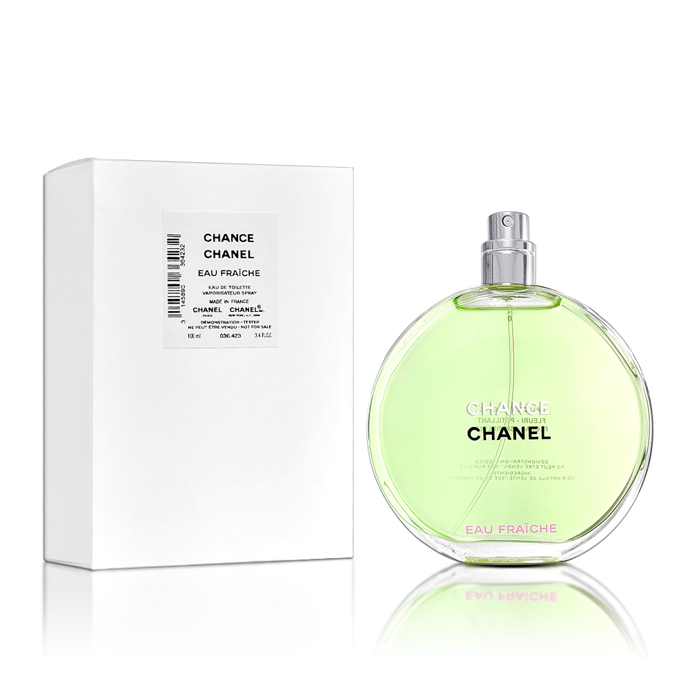 CHANEL 香奈兒】CHANCE Eau Fraiche 綠色氣息淡香水(100ml TESTER 無蓋