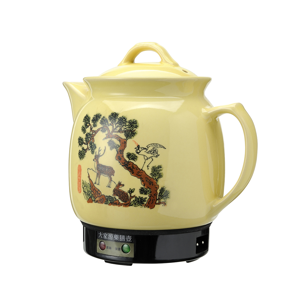 大家源】台灣製造3.5L陶瓷藥膳壺(TCY-323) - 全聯全電商