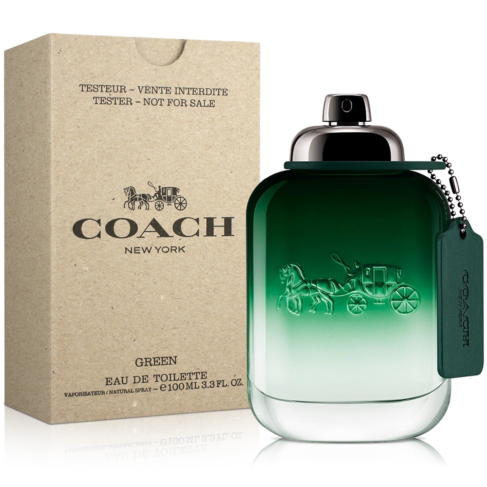 COACH】Green 時尚都會男性淡香水(100ml TESTER) - 全聯全電商