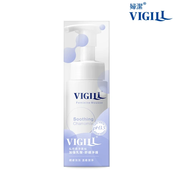 【婦潔 VIGILL】私密柔淨慕絲-加強乳酸 舒緩淨護 150mL/盒(150ml)