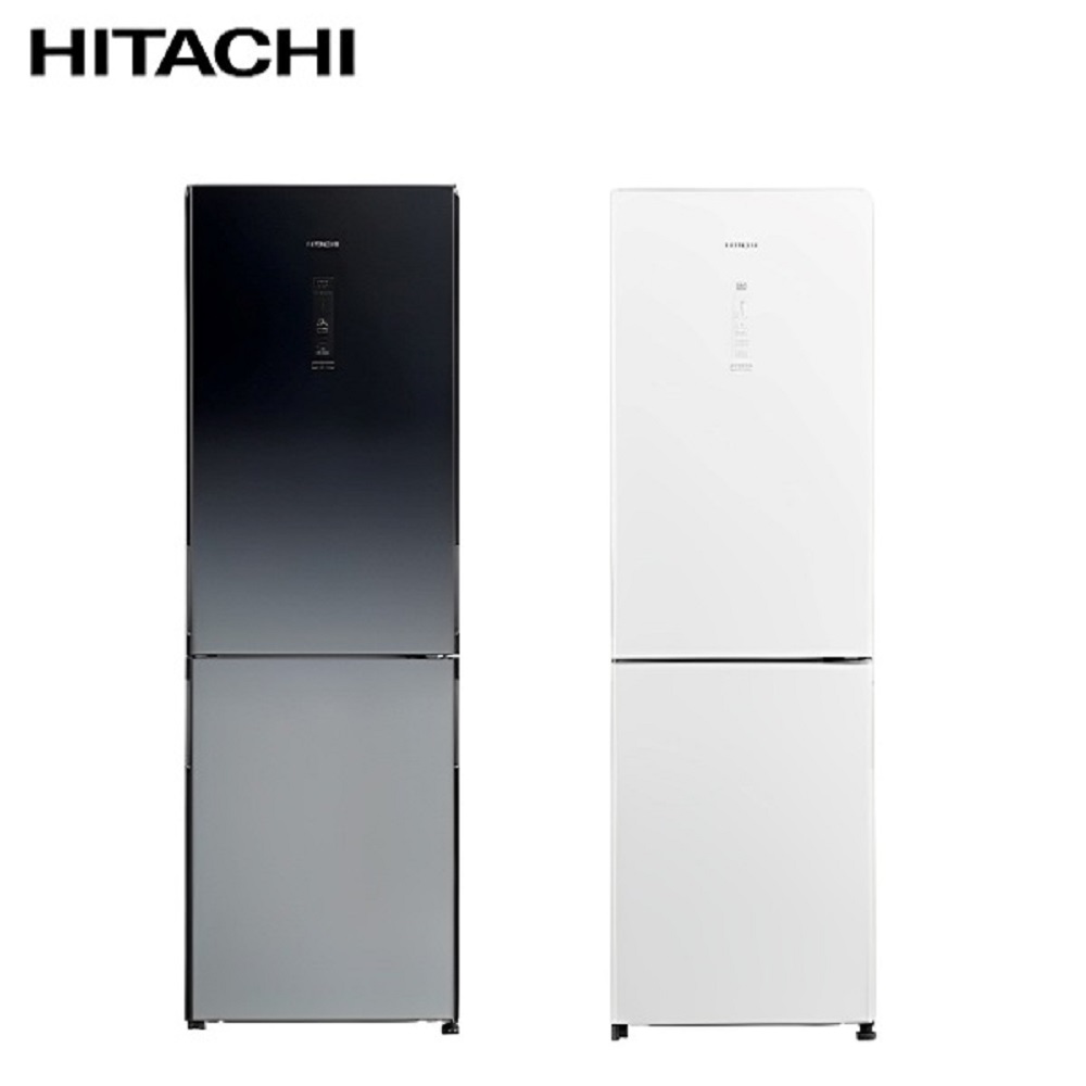 【HITACHI 日立】雙門313L變頻冰箱 含基本安裝+舊機回收 -(HRBN5366DF)