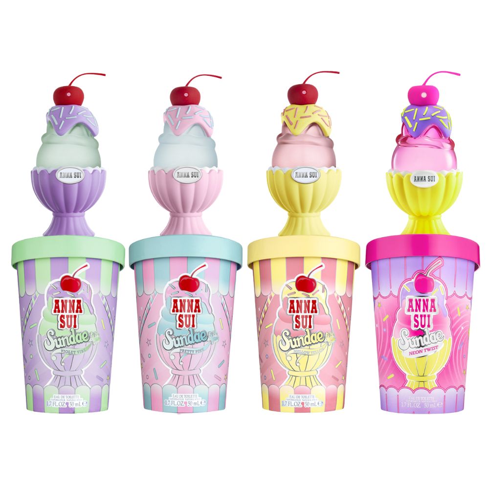 ANNA SUI 安娜蘇】SUNDAE 果漾聖代系列淡香水(50ml-多款任選【專櫃公司