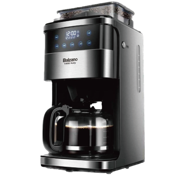 【BALZANO】微電腦液晶觸控全自動磨豆咖啡機(BZ-CM1520)