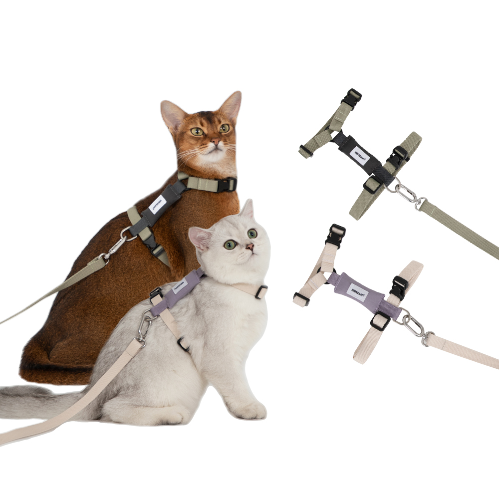 【HiDREAM】山谷貓貓工型胸背牽繩組(共2色)