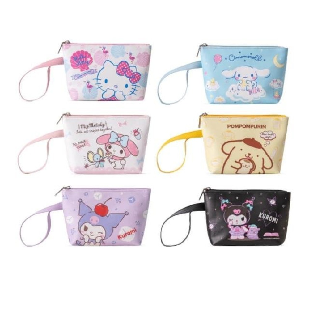 【SANRIO 三麗鷗】手拿包(大耳狗 庫洛米 凱蒂貓 美樂蒂 布丁狗)