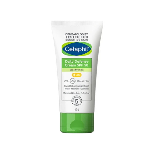 【Cetaphil 舒特膚】輕透物理低敏防曬霜PA++++ (50ml)