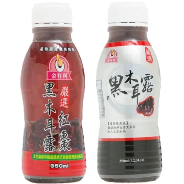 【五福生機】生機黑木耳露、紅棗黑木耳露((350ml*24入/箱)*2)