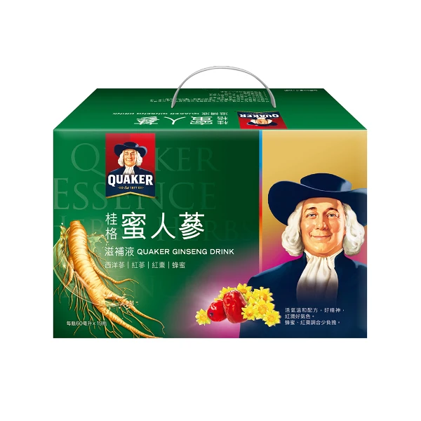 【Quaker 桂格】預購桂格蜜人蔘滋補液(60ML*19入)