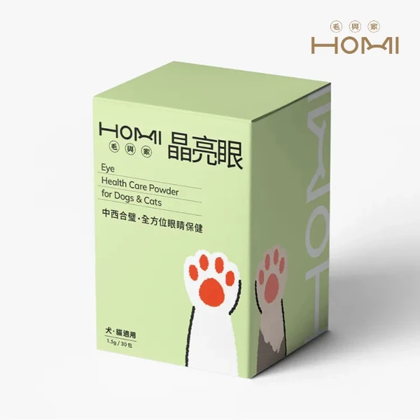 【HOMI 毛與家】晶亮眼 眼睛保健粉(30包/盒)
