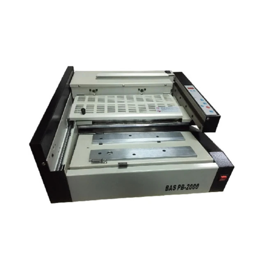 【BAS 霸世牌】桌上型 無線 膠裝機 330 MM 35張( /台 PB-2000)