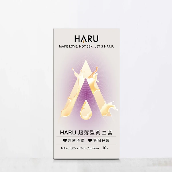 【HARU 含春】Ultra Thin 極潤薄柔型 保險套(10入/盒)