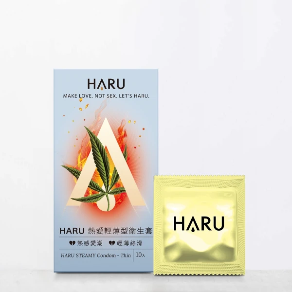 【HARU 含春】STEAMY THIN 熱愛輕薄型 保險套 (10入/盒)