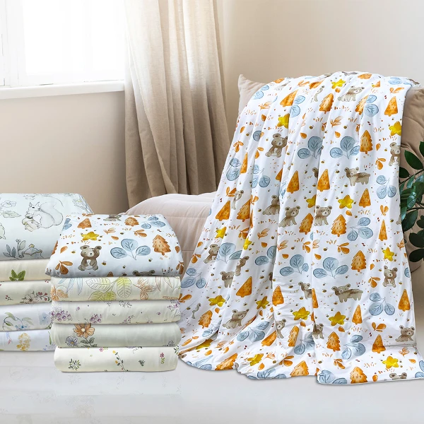 【INDIAN】雪肌涼感紗夏涼被-花色任選((1件))