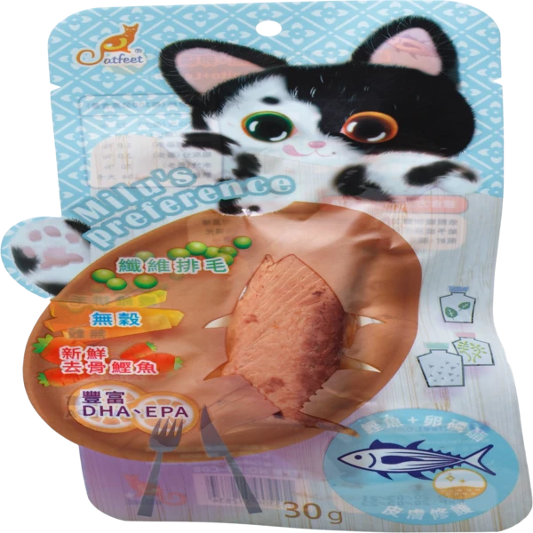【CatFeet】咪嚕最愛好吃肉塊(鰹魚+卵磷脂+化毛)(30g)