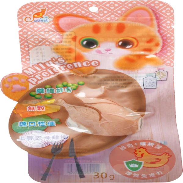 【CatFeet】 咪嚕最愛好吃肉塊(雞肉+離胺酸+化毛)(30g)