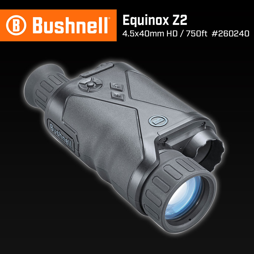 【Bushnell】Equinox Z2 新晝夜系列 4.5x40mm 數位日夜兩用紅外線單眼夜視鏡(260240)