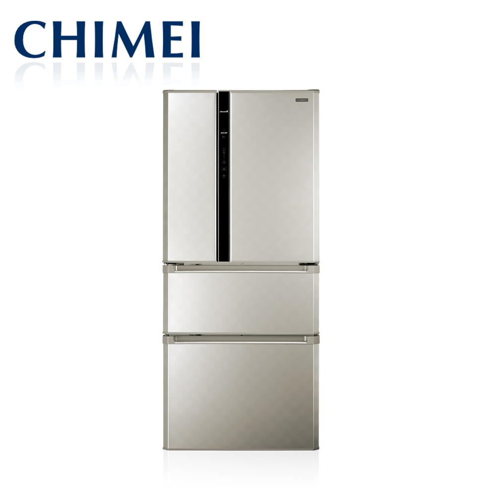 CHIMEI 奇美】610L《變頻-四門》ECO⁺智慧節能電冰箱UR-P61VD8 (銥錠銀
