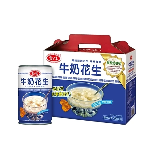 【愛之味】牛奶花生(340gx12入)