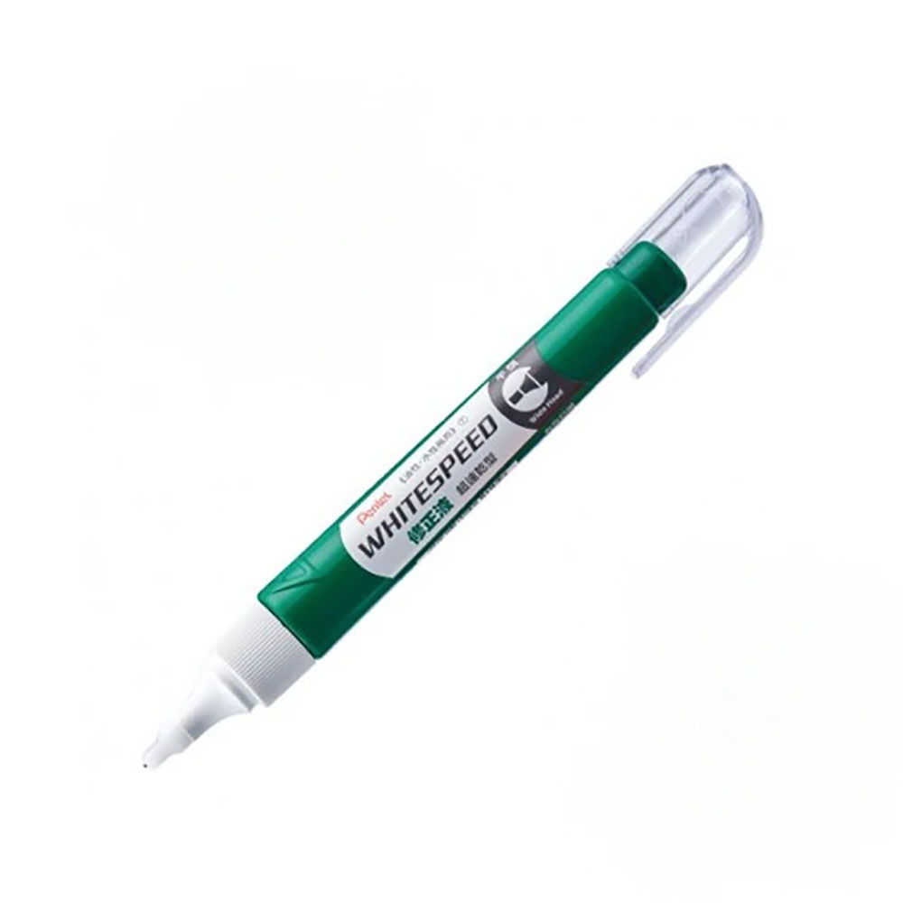 【Pentel 飛龍】WHITESPEED 超速乾平頭修正液 (7ml 瓶 ZLH64-WT) - 全聯全電商