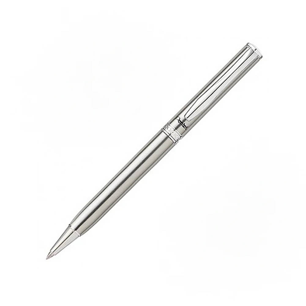 【Pentel 飛龍】Sterling 不鏽鋼系列 高級金屬原子筆 0.8mm( /支 B810) - 全聯全電商