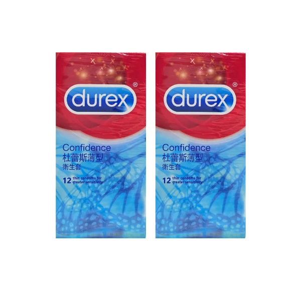 【杜蕾斯】durex 薄型  保險套(10入/盒*2)
